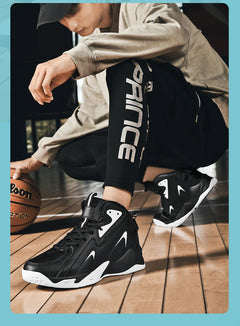 Men's plus size casual sneakers Four seasons breathable light outdoor basketball shoes fashion youth Joker sports running shoes