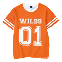 New The Foxhole Court Palmetto State Foxes Lacrosse Jersey Cosplay WILDS MINYARD 3D T-shirt Men/Women Graphic Tees Streetwear