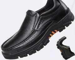 2025 New Handmade Genuine Leather Shoes 48 Men Loafers Soft Leather Men Thick Sole Casual Shoe Male Footwear Black Brown Slip-on