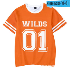 New The Foxhole Court Palmetto State Foxes Lacrosse Jersey Cosplay WILDS MINYARD 3D T-shirt Men/Women Graphic Tees Streetwear