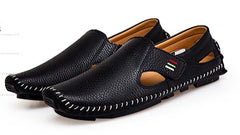 Men's Moccasins Summer Walking Breathable Casual Shoes Flat Shoes