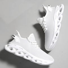 Men Casual Sport Shoes Breathable Lightweight Sneakers Outdoor Mesh Black Running Shoes Athletic Jogging Tenis Walking Shoes