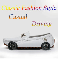 YRZL Men's Loafers Dress Office Shoes Men PU Leather Casual Shoes Lightweight Breathable Comfortable Slip on Driving Shoes Men