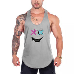 2024 New Men's Sleeveless Vest T-Shirt Sports Style Running Mountain Climbing Exercise Vest Breathable and Refreshing Men's Vest