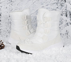 2023 Winter White Snow Boots Waterproof Non-slip Thicken Plush Warm Ankle Boots Women Shoes Botas Mujer Platform Shoes