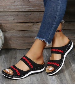 Customizable 2025 New UZZDSS Women Sandals Orthopedic Slippers Summer Shoes Tailor-made Suits WTX372803