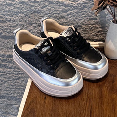 AIYUQI 2026 New Women's sneakers Shoes Flat Casual Women Skateboard Shoes Lace-Up Leopard Print female Dexterity Shoes