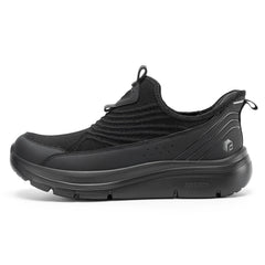 Fitville Wide Men'S Slip-On Running Shoes Lightweight Breathable Outdoor Casual Sports Walking Shoes Sneakers For Swollen Feet