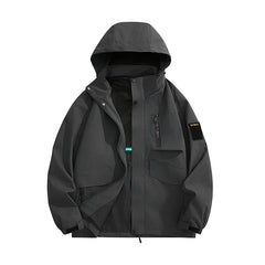 Plus Size Men's Waterproof Hiking Jackets S-8XL Windproof Windbreaker Coat Breathable Fishing Camping Trekking Jacket Clothing