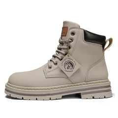 2026 Winter Ankle Boots Men's Boots Outdoor Yellow Boots Classic Design High Top Men Casual Shoes Botas Para Hombre