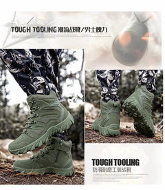 New Men's Boots Outdoor Hiking Boots Men Winter Desert Boots Motocycle Boots Zapatos Hombre
