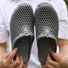YRZL Men Slippers Lightweight Breathable Fashion Women Shower Slipper High Quality Beach Couple Flip Flop Swimming Shoes