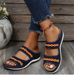 Customizable 2025 New UZZDSS Women Sandals Orthopedic Slippers Summer Shoes Tailor-made Suits WTX372803