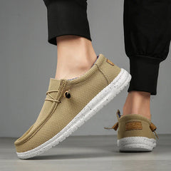 Canvas Loafers Comfortable Walking Flats for Man  Non Slip Soft Moccasins Sneakers Summer loafers Men Casual Shoes Slip on
