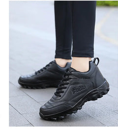 New 2025 Autumn Winter Sneakers Women Comfort Soft Sole Non Slip Casual Shoes for Women PU Waterproof Sport Shoes Zapatillas