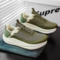 Men Running Shoes Marathon Speciality Sports Breathable Lightweight Women's Comfortable Nonskid Leisure Sneakers Plus Size 38-46