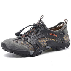 Men Sneakers Summer Wading Mesh Shoes Comfortable Slip on Outdoor Hiking Shoes Zapatos Hombre Casual Climbing Trekking Footwear