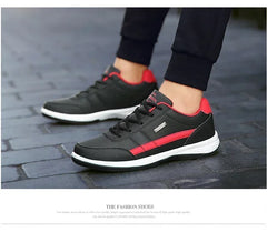 Shoes for Lace Up Footwear Vulcanized Men Leather Sneaker Waterproof Casual Comfortable Men's Sneaker Man Shoe Masculino