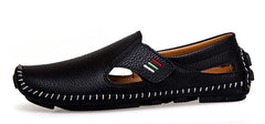 Men's Moccasins Summer Walking Breathable Casual Shoes Flat Shoes