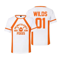 New The Foxhole Court Palmetto State Foxes Lacrosse Jersey Cosplay WILDS MINYARD 3D T-shirt Men/Women Graphic Tees Streetwear