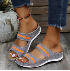 Customizable 2025 New UZZDSS Women Sandals Orthopedic Slippers Summer Shoes Tailor-made Suits WTX372803