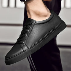 Luxury Brand Men's Sneakers Genuine Leather Casual Shoes Leisure Walk Men Shoes All-match Outdoor Skateboard Footwear For Male