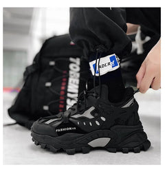 Men's Vulcanized Shoes Luxury Sneakers Harajuku Chunky Sneakers Autumn Running Footwear Male High Fashion Zapatos Hombre