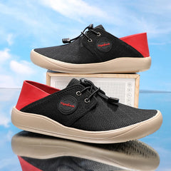 Hot Summer Mesh Men's Shoes Fashion Breathable Men Casual Shoes Handmade Flat Wading Shoes Outdoor Men Sneakers Big Size 38-46