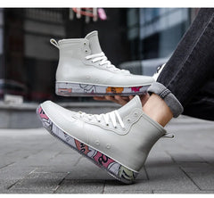 Men Rain Boots Fashion Trendy Nude Boots Anti-skid Work Chef Shoes Durable Waterproof Rubber Fishing Shoes Male Sneakers 2023New
