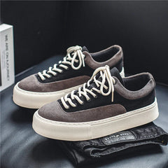 Korean Fashion Casual Canvas Sneakers Men Harajuku Platform Canvas Shoes Man Breathable Men's Vulcanized Shoes Zapatos De Lona