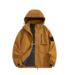 Plus Size Men's Waterproof Hiking Jackets S-8XL Windproof Windbreaker Coat Breathable Fishing Camping Trekking Jacket Clothing