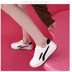 Plus Size Women White Shoes Female Spring New Style Female Student Casual Sports Versatile Sneakers Women Forrest Gump Shoes