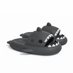 2024 Summer Shark Slippers Women Slides Men Bathroom Flip Flops Home Anti-Skid Flat Shoes Outdoor Fins Removable Slides Sandals