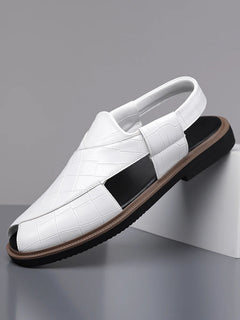 Men's Summer Fashionable Breathable Sandals Wear-Resistant Anti-Slip Comfortable Versatile Trendy Men's Shoes-2021