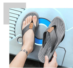 Home Flip Flops Fashion Men's Slippers Outdoor Sandals Summer Beach Shoes Size 39-46