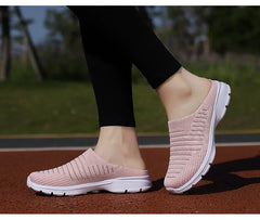 Men Slippers Summer Mesh Breathable Home Indoor Slippers Men Thick Bottom Slides Fashion Couple Walking Shoes Chanclas Hombre