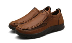 Leather Men Casual Shoes Comfortable Man Walking Runnning Sneakers Breathable Man Loafers Slip on Driving Shoes Zapatos Size 48