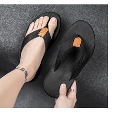 Home Flip Flops Fashion Men's Slippers Outdoor Sandals Summer Beach Shoes Size 39-46