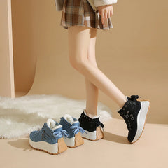 2025 New Designer Women Sneakers High Quality Shoes Female Women Shoes for Women Lace Up Platform Sneakers Женская Обувь