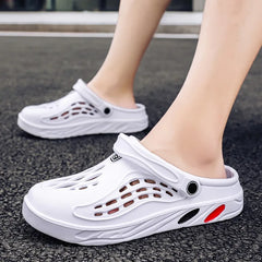 Male Slippers EVA Outdoor Vacation Simple Sandals Indoor Anti-slip Waterproof Clogs Off White Shose Summer Platform Shoes