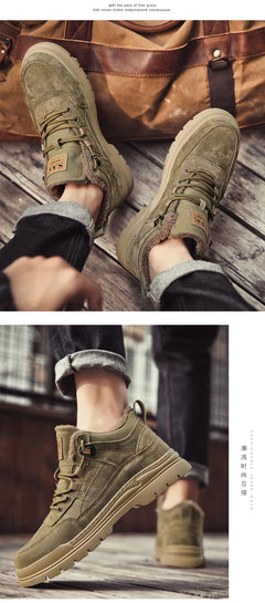 Loafers Casual Sneaker Casual Shoes Leather Shoes Male Sneakers Sports and Leisure High Boots Winter Sport Shoes for Men Fashion
