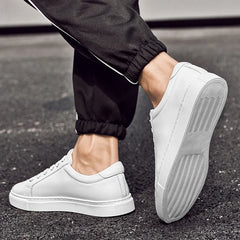 Luxury Brand Men's Sneakers Genuine Leather Casual Shoes Leisure Walk Men Shoes All-match Outdoor Skateboard Footwear For Male