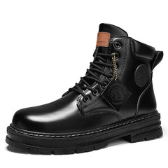 2026 Winter Ankle Boots Men's Boots Outdoor Yellow Boots Classic Design High Top Men Casual Shoes Botas Para Hombre