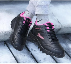 New 2025 Autumn Winter Sneakers Women Comfort Soft Sole Non Slip Casual Shoes for Women PU Waterproof Sport Shoes Zapatillas