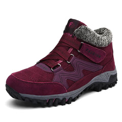 LUFUMA Leather Men Boots Winter with Fur 2022 Warm Snow Boots Men Winter Work Casual Shoes Sneakers High Top Rubber Ankle Boots