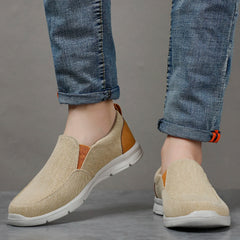 Men Casual Shoes Canvas Breathable Loafers Men Fashion New Male Comfortable Outdoor Walking Shoes Classic Loafers Men Sneakers