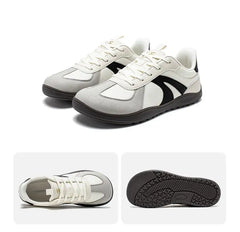 HOBIBEAR Wide Toe Barefoot Shoes Mens Womens Zero Drop Minimalist Sneakers Retro Outdoor Walking Shoes