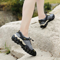 Summer Fashion Breathable Water Wading Men's Shoes Sports and Leisure Running Trend Flat Bottomed Mountaineering Sports Shoes
