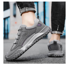 High Quality Men's Sneakers Classics Men Lace-up Shoe for Outdoor Breathable Hiking Shoes Comfortable Sneakers Male Safety Shoes