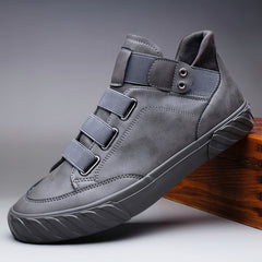Fashion Shoes New Men's  Black High Top Casual Shoes Men Wear-resisting Loafers Designer Leisure Vulcanized shoes 2023